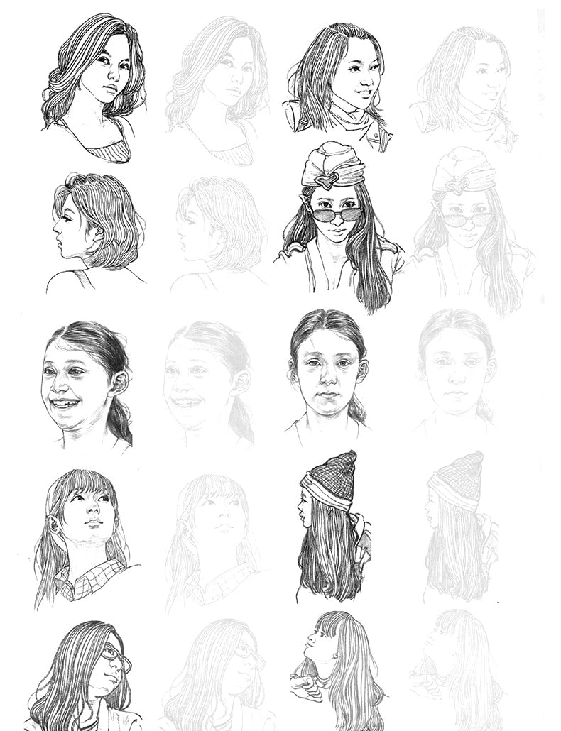 Super Sketch Copy Book Basic Knowledge Series Character Sketch Line Drawing Tutorial Book