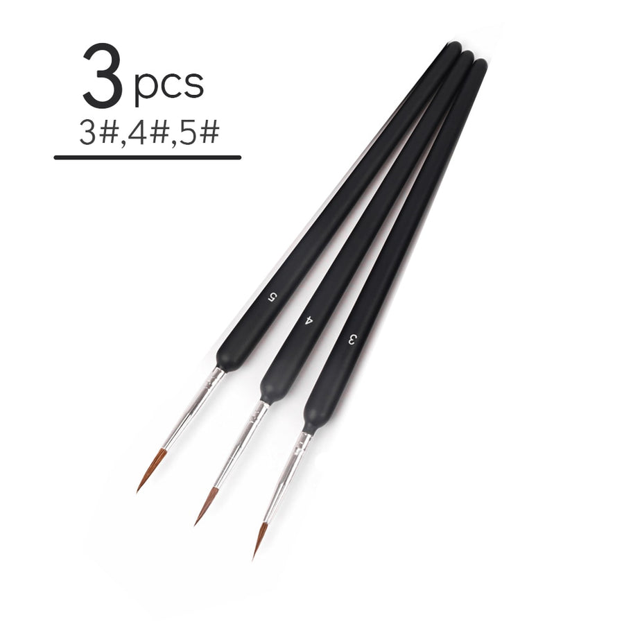 Memory Miniature Paint Brushes Set Professional Nylon hook line pen Art Liner drawing for Acrylic Watercolor Painting