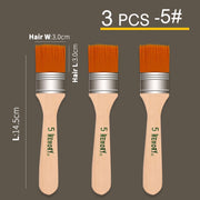 Memory Nylon Paint Brushes Set for Acrylic Oil Drawing Watercolor Wooden Painting Brush Tools Art Supplies