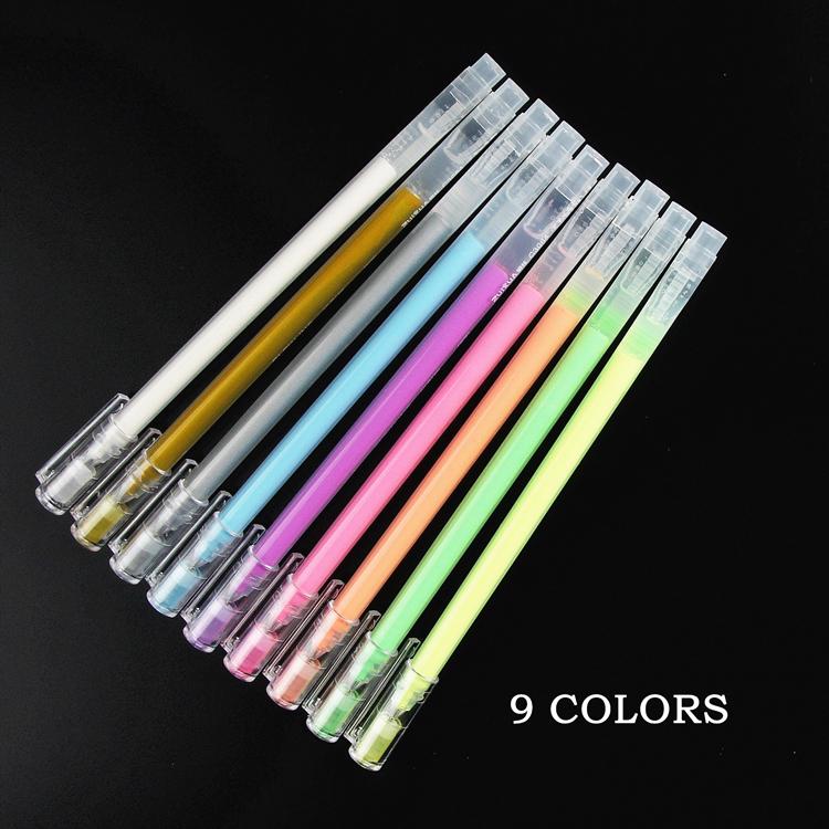 3pcs Large Capacity 0.6mm Waterproof White Gel Pen Highlighter Marker – The  6ix Art Studio
