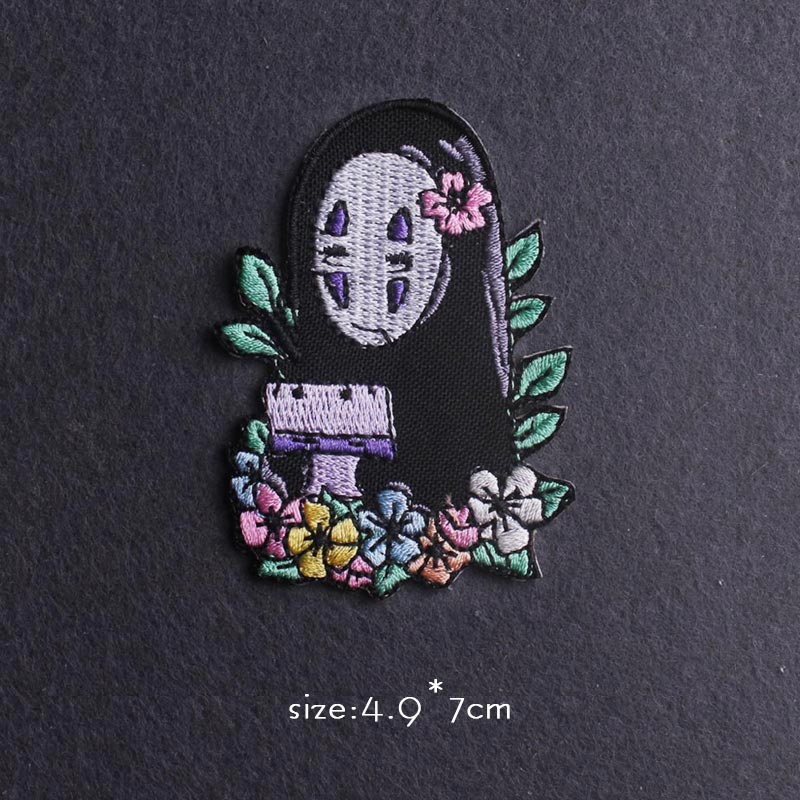 Van Gogh Patch Iron On Patches For Clothing Thermoadhesive Patches On Clothes Japan Anime/Fusible Patch Embroidery Sticker Badge