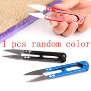 Cutting Scissors For Sewing Tailor Shears Stainless Steel Yarn Scissors Cross Stitch Embroidery U Shape Cutter Thread Fabric DIY