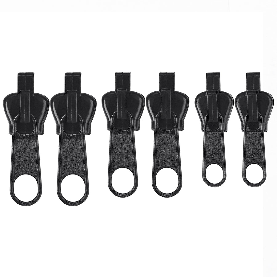 12/6PCS Instant Zipper Universal Instant Fix Zipper Repair Kit Replacement Zip Slider Teeth Rescue Zippers For 3 Different Size