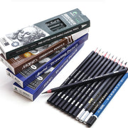 Maries Black Sketch Pencil Professional Drawing Pencil HB 2H B 2B 3B 4B 5B 6B 7B 8B 10B 12B 14B Art Stationery Supplies