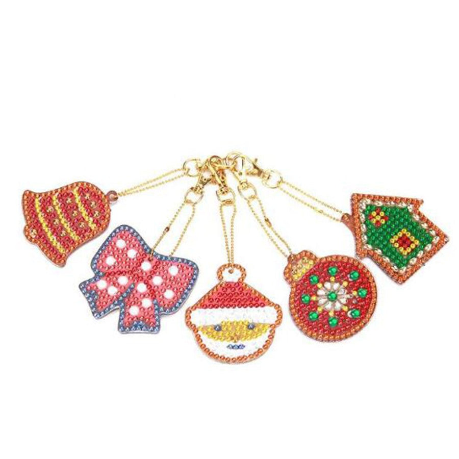 DIY Cartoon Diamond Painting Keychain Pendant Full Drill Special Shaped Diamond Embroidery Cross Stitch Women Bag Decoration