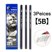 Maries Black Sketch Pencil Professional Drawing Pencil HB 2H B 2B 3B 4B 5B 6B 7B 8B 10B 12B 14B Art Stationery Supplies