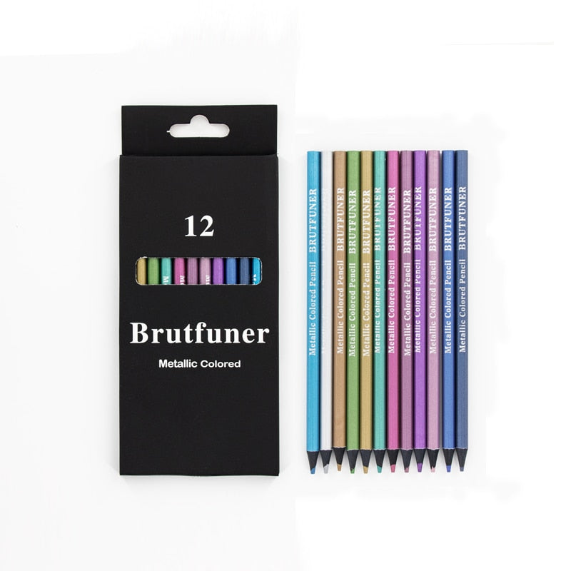 Brutfuner 48/72/120/160/180 Colors Oil Color Pencils Wood Soft