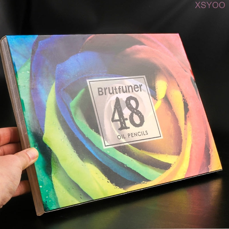 Brutfuner 12/48/72/120/160/180/260 Colors Oil Colored Pencils Set Draw –  The 6ix Art Studio