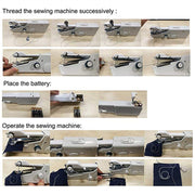 Portable Handheld sewing machines Stitch Sew needlework Cordless Clothes Fabrics Electric Sewing Machine Stitch Set