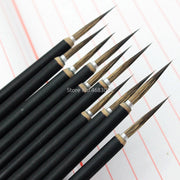 3pcs/set Copper head Hook Line Fine Paint Brush Chinese Calligraphy Brush Pen Paint Brush Art Stationary Oil Painting Brush