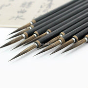 3pcs/set Copper head Hook Line Fine Paint Brush Chinese Calligraphy Brush Pen Paint Brush Art Stationary Oil Painting Brush