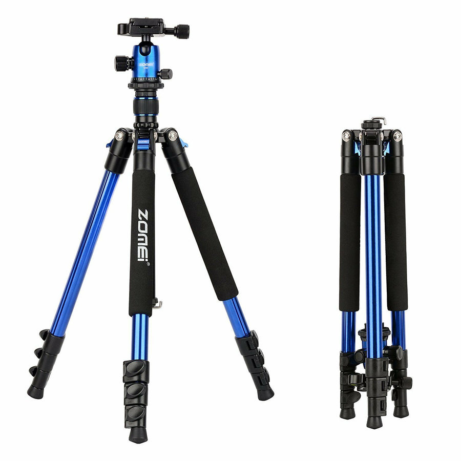 Zomei Professional Q555 Camera tripod Lightweight Aluminum Camera Tripod Stand with Ball Head for Canon Nikon Sony DSLR camera