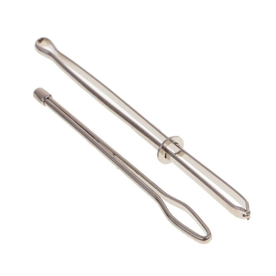 4 Pieces Bodkin Wear Elastic Threader Belt Ribbon Weaving Tools Stainless Steel Threaders
