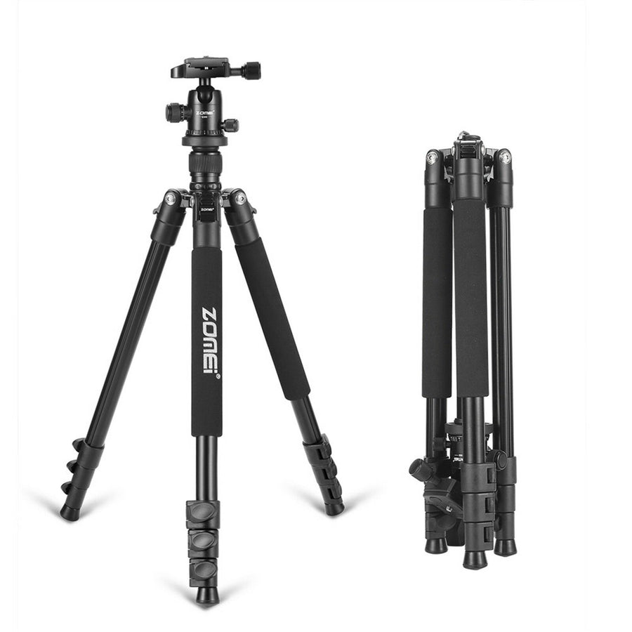 Zomei Professional Q555 Camera tripod Lightweight Aluminum Camera Tripod Stand with Ball Head for Canon Nikon Sony DSLR camera