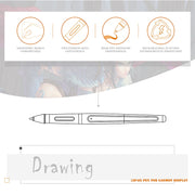 GAOMON ArtPaint AP40 Wireless Art Stylus Rechargeable Pen for Digital Drawing Display PD1560