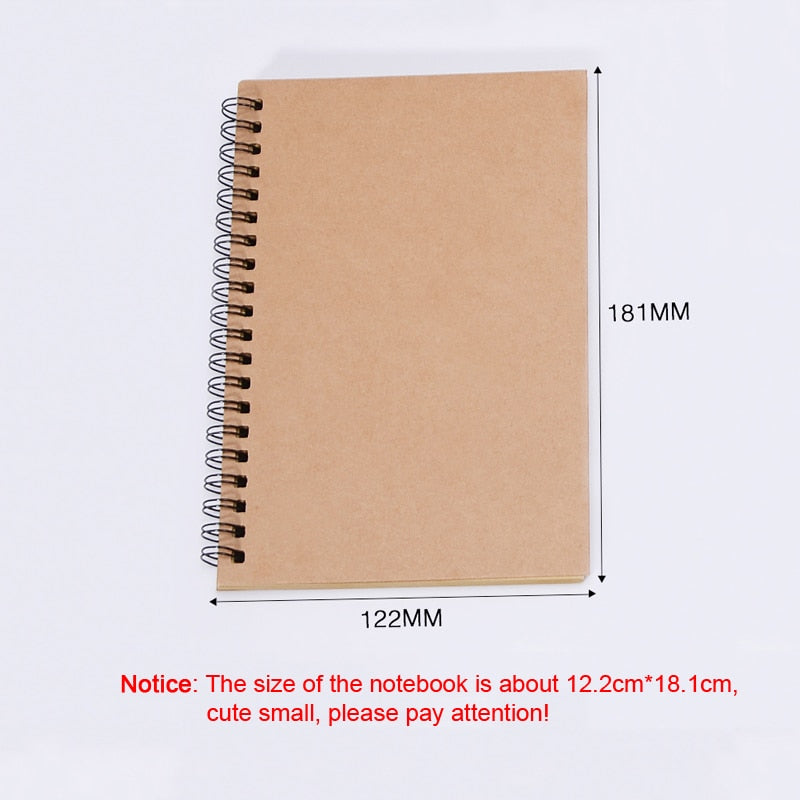 Sketchbook Diary for Drawing Painting Graffiti Small 12*18cm Soft Cover Blank Paper Sketch Book Memo Pad Notebook Stationery