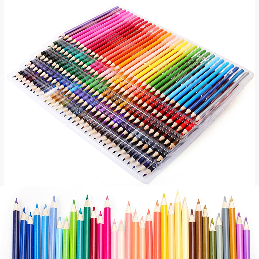 48/72/120/160 Colors Wood Oil Artist Colored Pencils Set  for Drawing Sketch Coloring Books Gifts Art Supplie