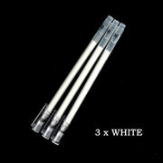 3pcs Large Capacity 0.6mm Waterproof White Gel Pen Highlighter Marker Pen Sketch Drawing Art Markers Comic Design Fine Liner Pen