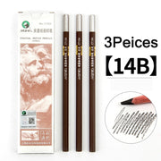 Maries Black Sketch Pencil Professional Drawing Pencil HB 2H B 2B 3B 4B 5B 6B 7B 8B 10B 12B 14B Art Stationery Supplies