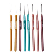 8/16Pcs Aluminum Crochet Hooks Plastic Handle Knitting Needles Set DIY Sewing Needles Craft Knitting Tools