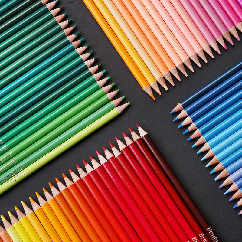 Crayons de couleur,Andstal Brutfuner Crayons De Couleur  520-260-180-160-120-72-48-12 Couleurs À L'huile - 260 Oil Set - Cdiscount  Beaux-Arts et Loisirs créatifs
