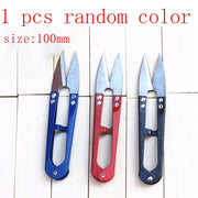 Cutting Scissors For Sewing Tailor Shears Stainless Steel Yarn Scissors Cross Stitch Embroidery U Shape Cutter Thread Fabric DIY