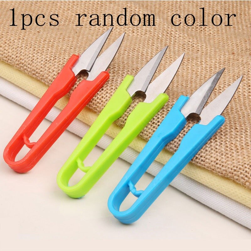 Cutting Scissors For Sewing Tailor Shears Stainless Steel Yarn Scissors Cross Stitch Embroidery U Shape Cutter Thread Fabric DIY