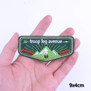 DIY Adventure Travel Patches For Clothing Mountain Camping Badge Space Stripe Iron On Patches On Clothes UFO Embroidery Patch