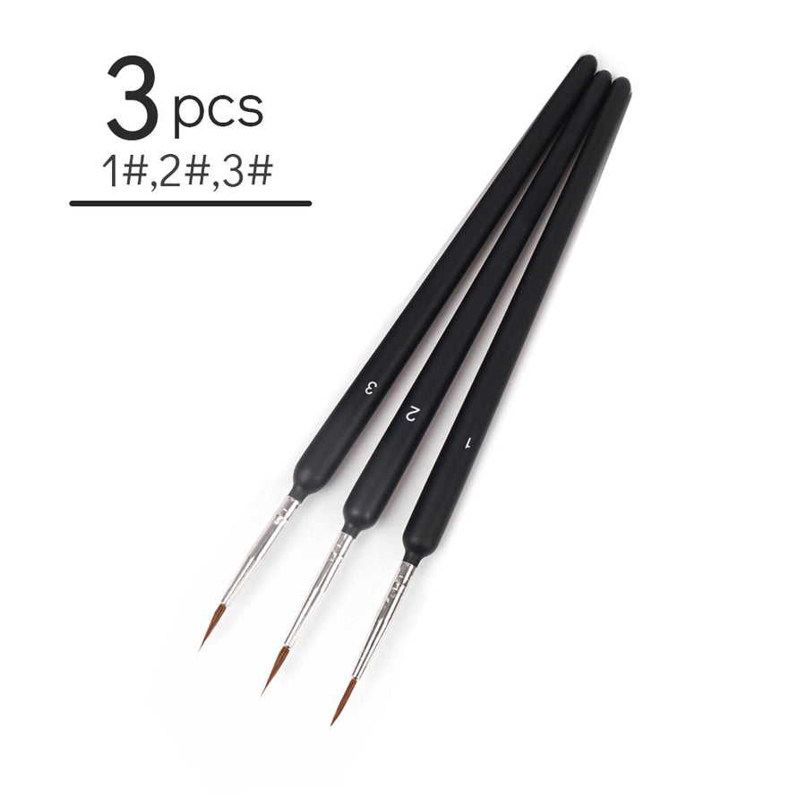 Memory Miniature Paint Brushes Set Professional Nylon hook line pen Art Liner drawing for Acrylic Watercolor Painting