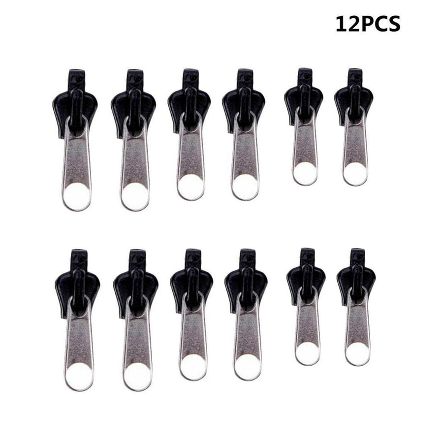 12/6PCS Instant Zipper Universal Instant Fix Zipper Repair Kit Replacement Zip Slider Teeth Rescue Zippers For 3 Different Size