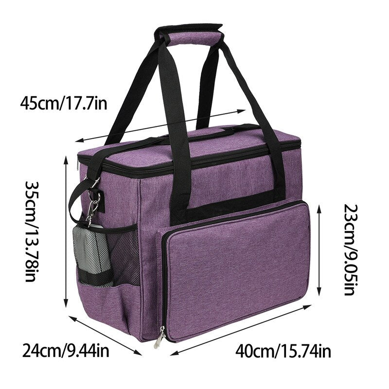 Large Capacity Sewing Machine Storage Bag Tote Multi-functional Portable Travel Home Organizer Bag For Sewing Tools &Accessories