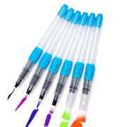 1/3/6Peices Refillable Paint Brush Water Color Brush Soft Watercolor Brush Ink Pen for Painting Calligraph Drawing Art Supplies