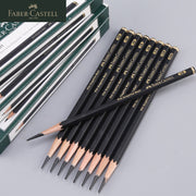 8 Pcs Faber-Castell Graphite Pitt Matt Pencil Set HB, 2B, 4B, 6B, 8B, 10B, 12B, 14B Sketching Drawing Artists’ Quality