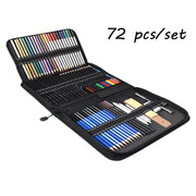 144PCS Color Pencil and Sketch Pencils Set for Drawing Art Tool Kit 72 Pcs Watercolor Metallic Oil Pencil Artist Art Supplies