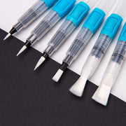 1/3/6Peices Refillable Paint Brush Water Color Brush Soft Watercolor Brush Ink Pen for Painting Calligraph Drawing Art Supplies