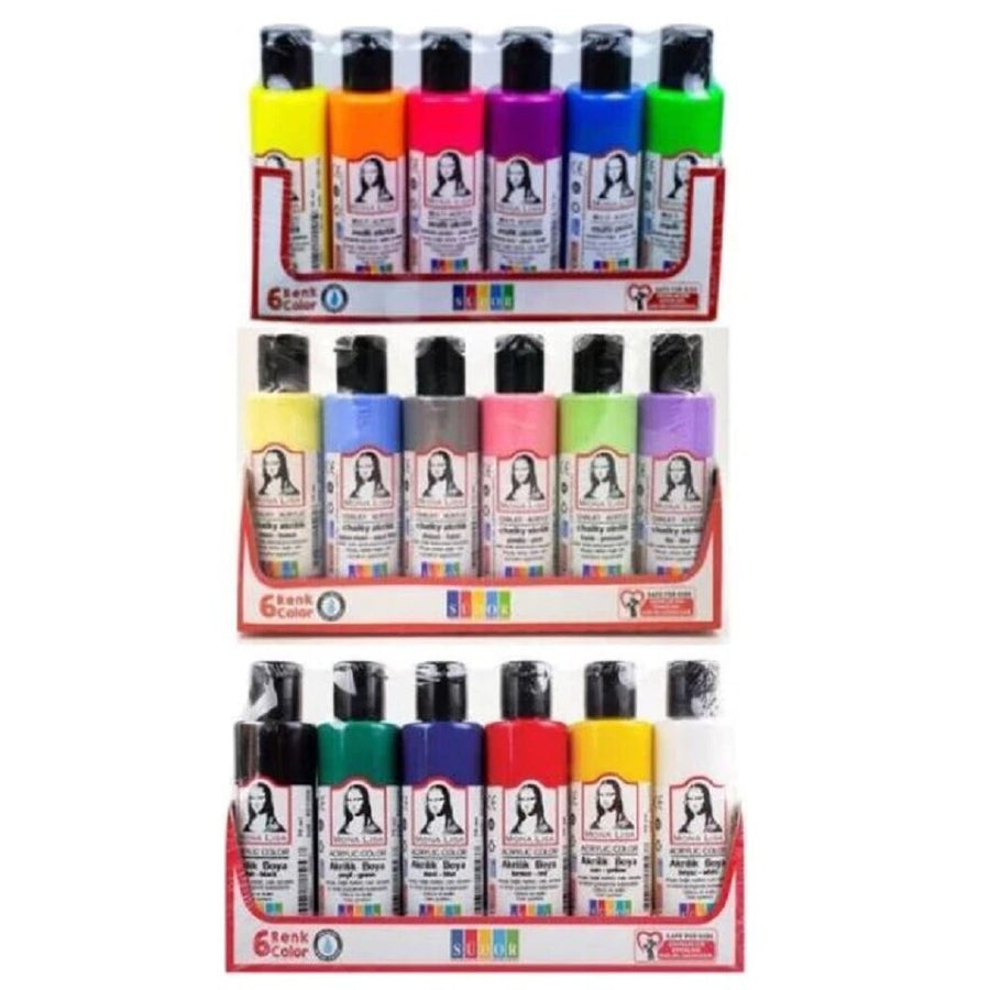 6/10/18 Colors Acrylic Paint Set Art Supplies Airbrush Paint Professional Hand Product Water Resistant DIY  Wooden Fabric Canvas